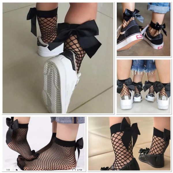 Chaussette résille noir - Taille unique