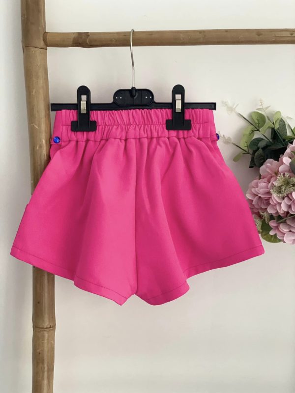 Short Fuchsia Multi strass – Image 2
