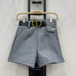 Short + ceinture - Gris