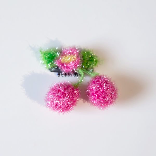 Barrette magique tient sur 1 cheveu, modèles Cerise au choix – Image 3