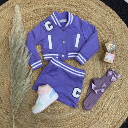 Ensemble jupe US - Violet