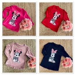 Sweat Minnie gros noeud 4 à 14 ans