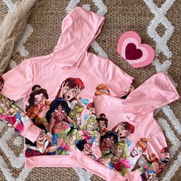 Sweat duo princesses grimaces 2 ans à 3XL