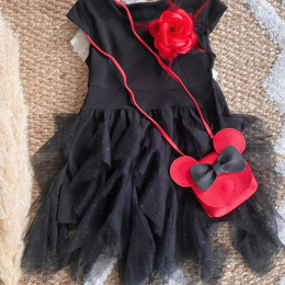 Robe Festival tulle scintillant 4 à 14 ans