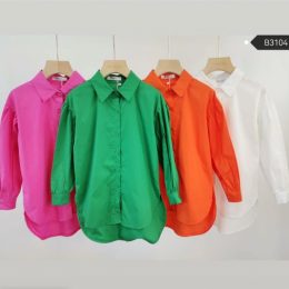 Chemise longue colorée 4 à 14 ans