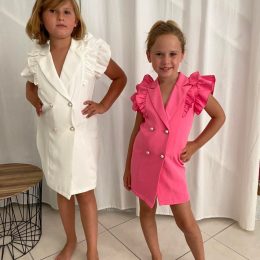 Robe tailleur 4 coloris 4 à 14 ans