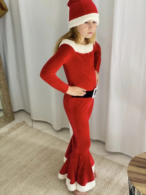 Combinaison mère Noël avec son bonnet – Image 3