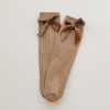 Chaussettes côtelées petits noeuds taille unique 3 à 10 ans – Image 3