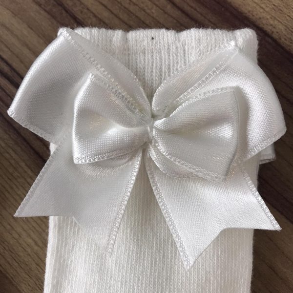 Chaussette haute noeud satin – Image 4