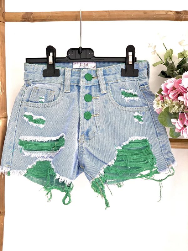 Short jeans Rock star - vert
