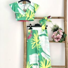 Ensemble pantalon tropical