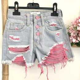 Short jeans Rock star - fuchsia