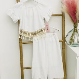Ensemble pampilles Ibiza - Blanc