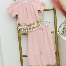 Ensemble pampilles Ibiza - Rose