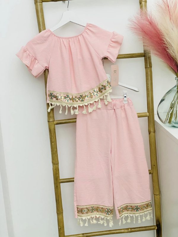 Ensemble pampilles Ibiza - Rose