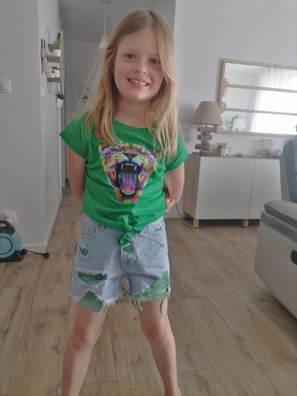 Short jeans Rock star - vert – Image 2