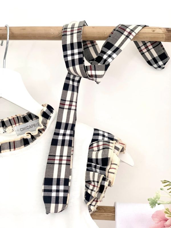 Ensemble 4 pièces jupe tartan – Image 4