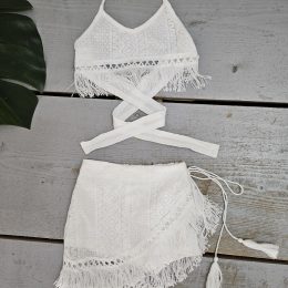 Ensemble Jupe short Vaïana - Blanc