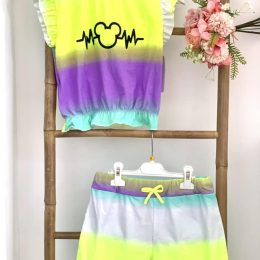 Ensemble short Tie and dye