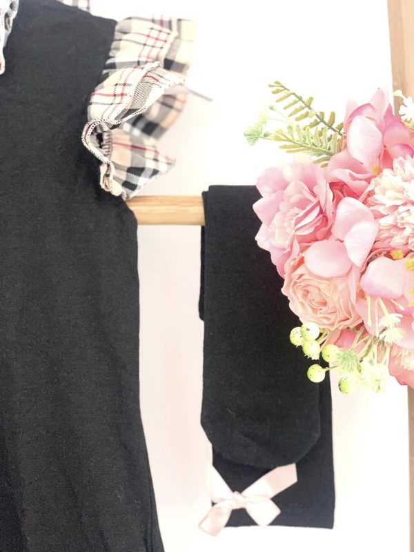 Ensemble 4 pièces jupe tartan – Image 2
