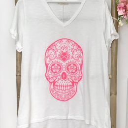T-shirt logo tête de mort