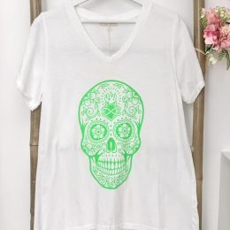 T-shirt logo tête de mort
