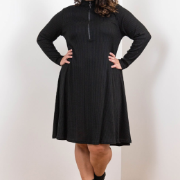 Robe pull ample Zippée 2W