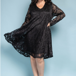Robe dentelle dos ouvert 2W