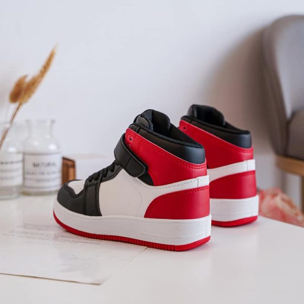 Basket haute enfants - Rouge (105) – Image 3