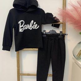 Jogging coton Barbie - noir