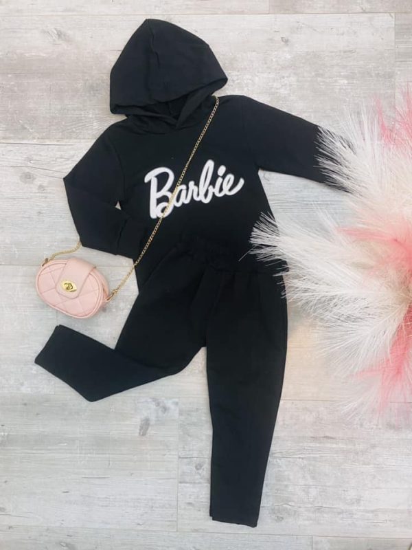 Jogging coton Barbie - noir – Image 3