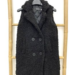 Manteau bouclette - Noir