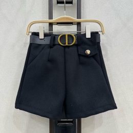 Short + ceinture - Noir