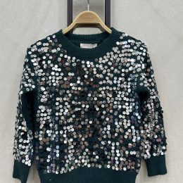 Pull pampilles à facettes - vert