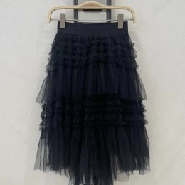 Jupe longue tulle - noire