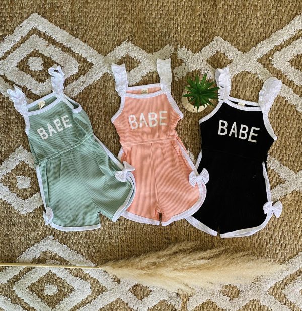 combi short bébé fille
