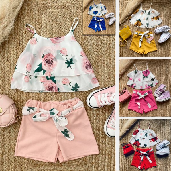 ensemble short fille